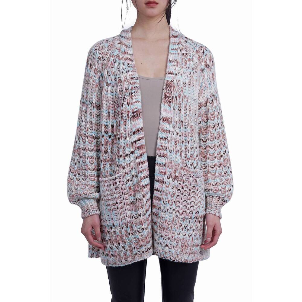 NEW LOVE TOKEN gloria open front cardigan in pink